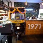 my back home chai cafe inside tuk tuk